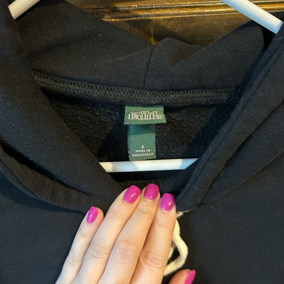 Wild Fable Black Hoodie - crop - Picture 3 of 4